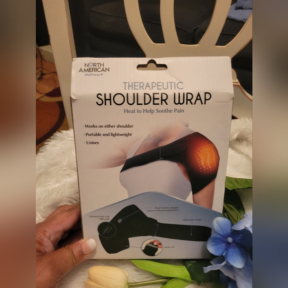 Therapeutic Shoulder Wrap. Heat to Help Soothe Pain - Picture 5 of 8